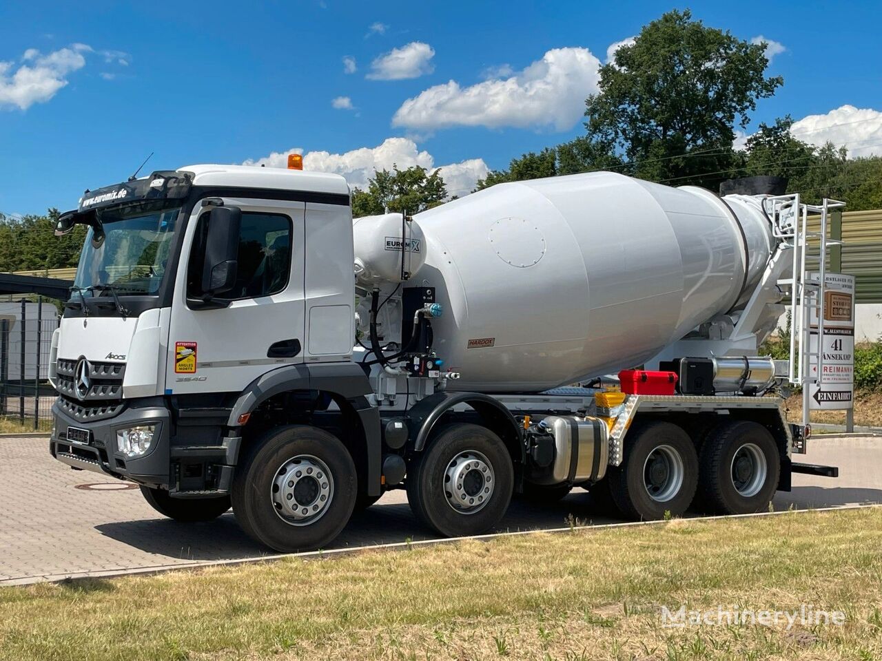 new Euromix MTP  on chassis Mercedes-Benz Arocs  5  3540 concrete mixer truck