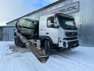 VOLVO FMX 370, 6x2 MIXER + HYDRAULIC PIPE + REMOTE concrete mixer truck