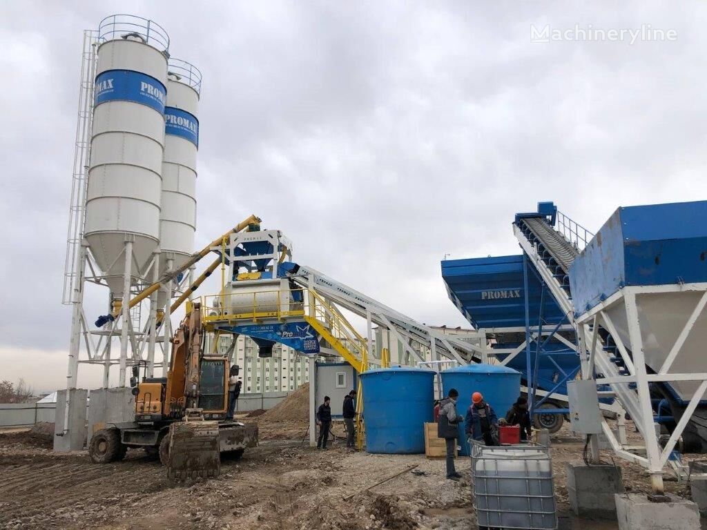 new Promax  Mobile Concrete Batching Plant M120-TWN (120m3/h) concrete plant