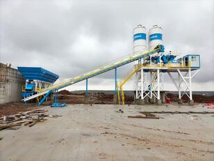 new Promax Stationary Concrete Batching Plant with Double Planetary Mixer concrete plant