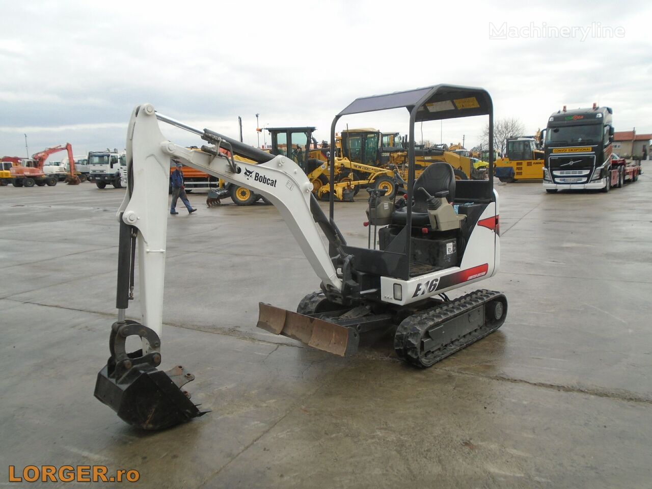 Bobcat E16 mini excavator