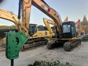 CATERPILLAR 320D with hammer  tracked excavator