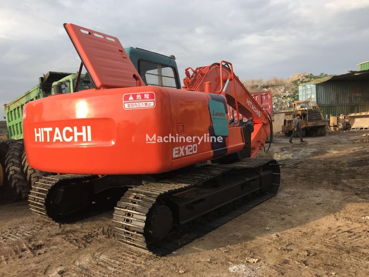 Hitachi ex120-3 tracked excavator