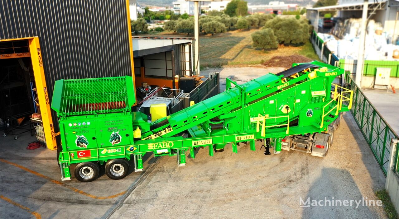 new FABO ME 2050 SERIES MOBILE SAND SCREENING PLANT vibrating screen