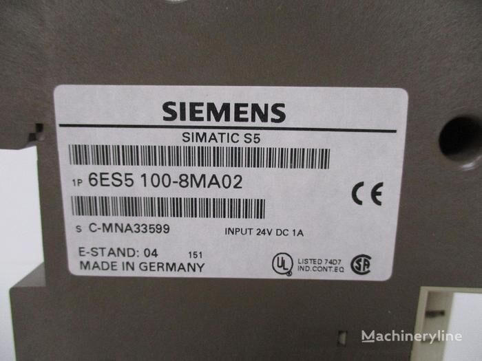 Pièces Électriques Siemens Simatic S5 for CPU100 medical equipment